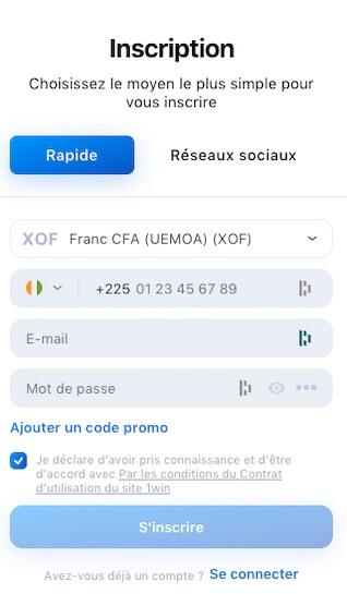 1win Côte d'Ivoire : inscription, bonus, code promo, revue et app