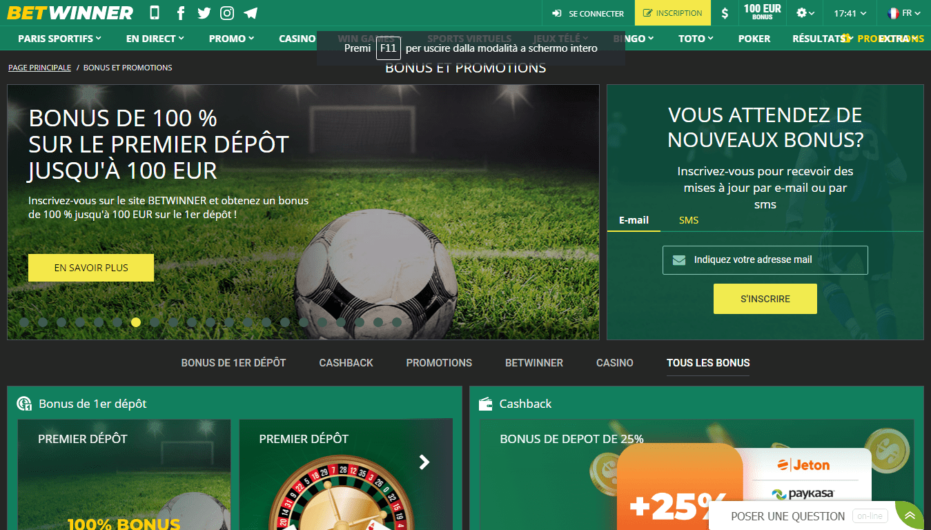 Betwinner : Avis, Revu complète, inscription, site officiel, bonus, code promo, application, casino