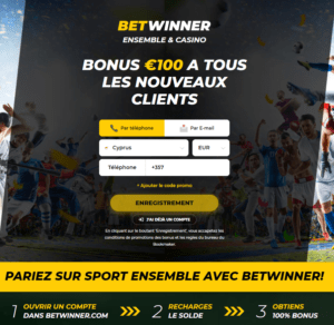 Betwinner Bonus : Réservé aux membres